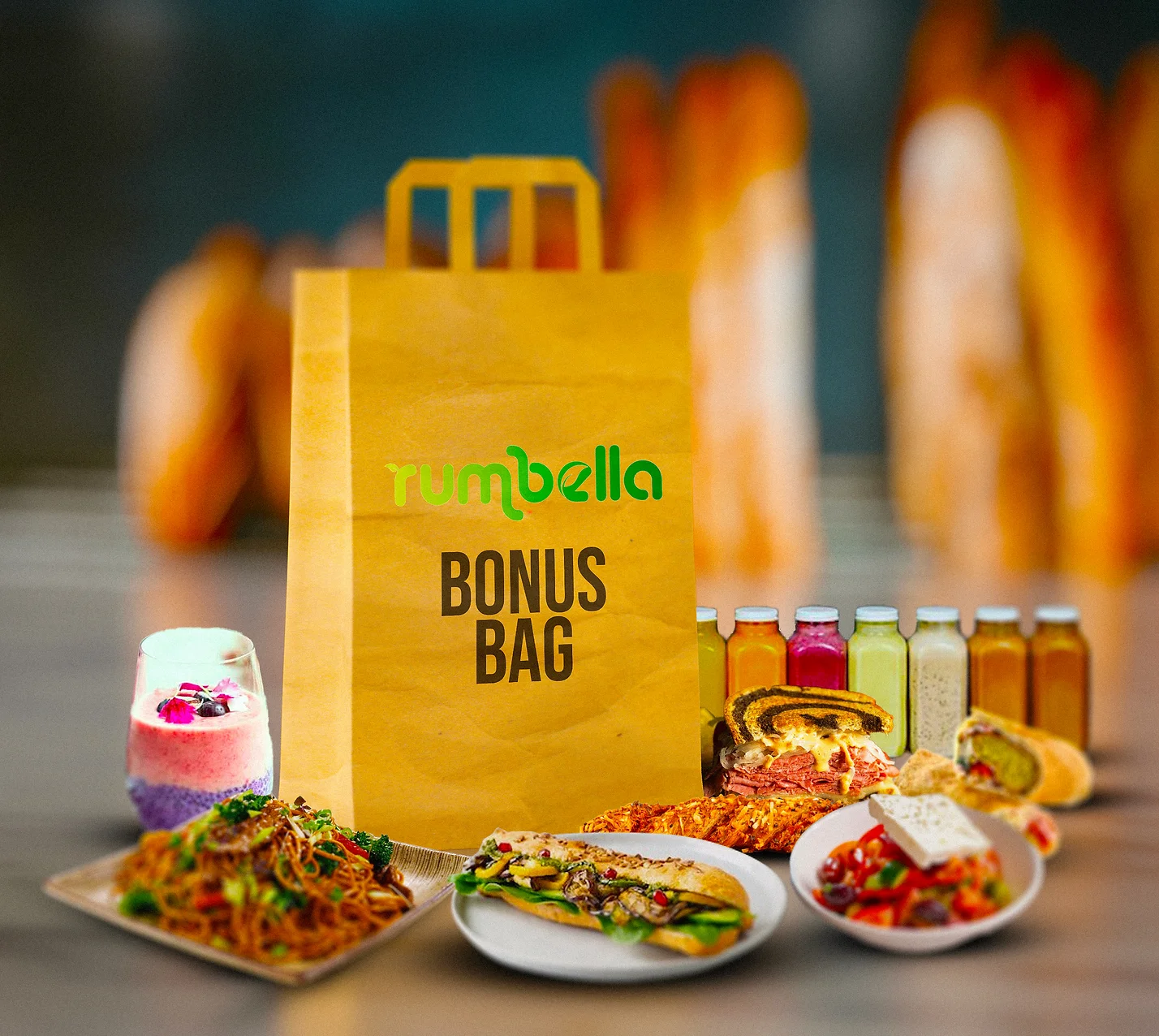 Rumbella bonus bag